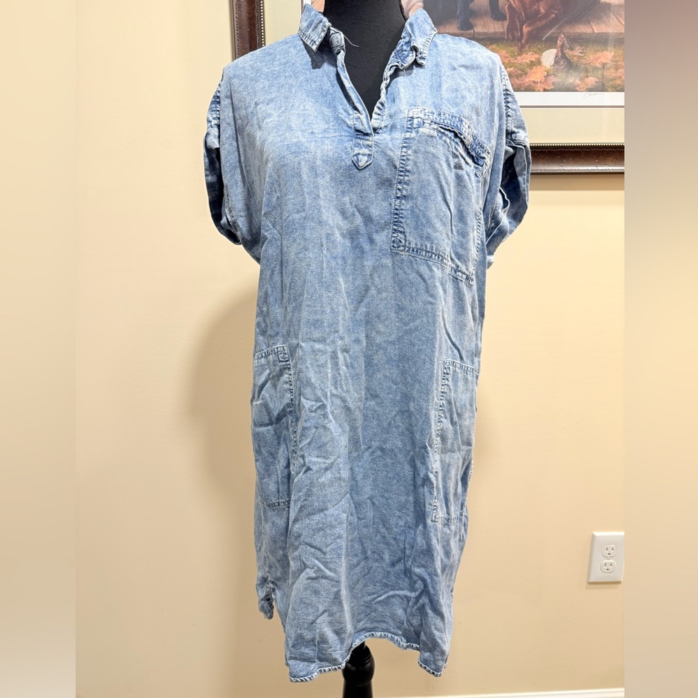 Thread & Supply Denim Blue Casual Dress